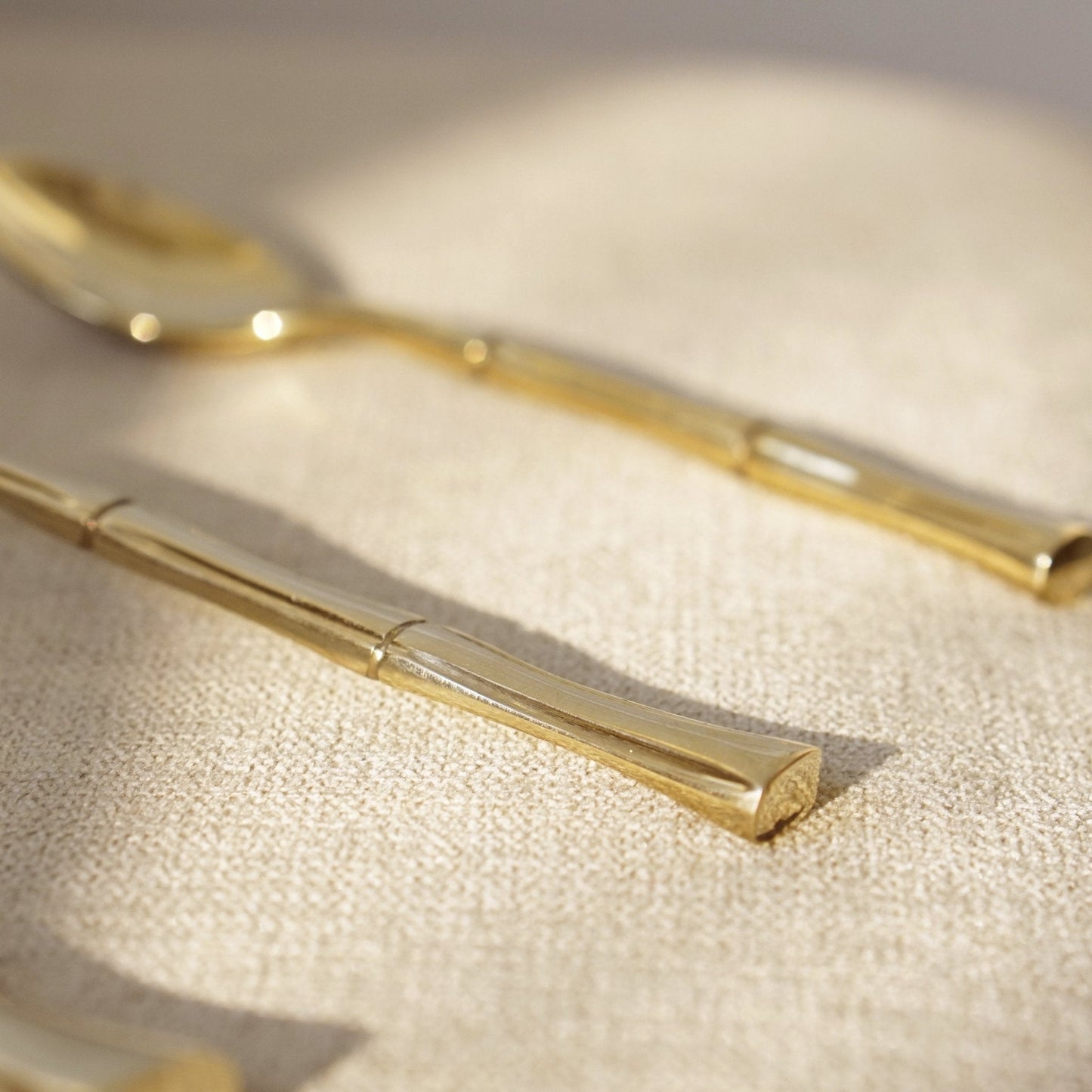 Brass Bamboo Cutlery
