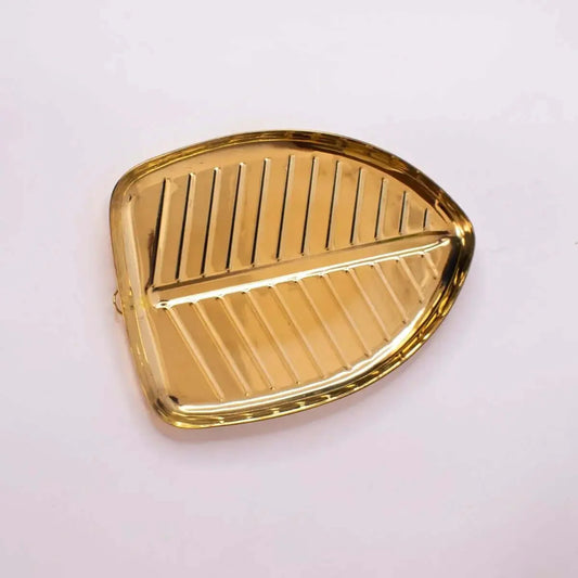 Brass Banana Leaf Plate