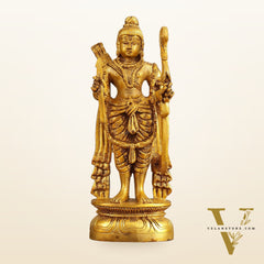 Brass Banwasi Shri Ram Idol - 8 in Height