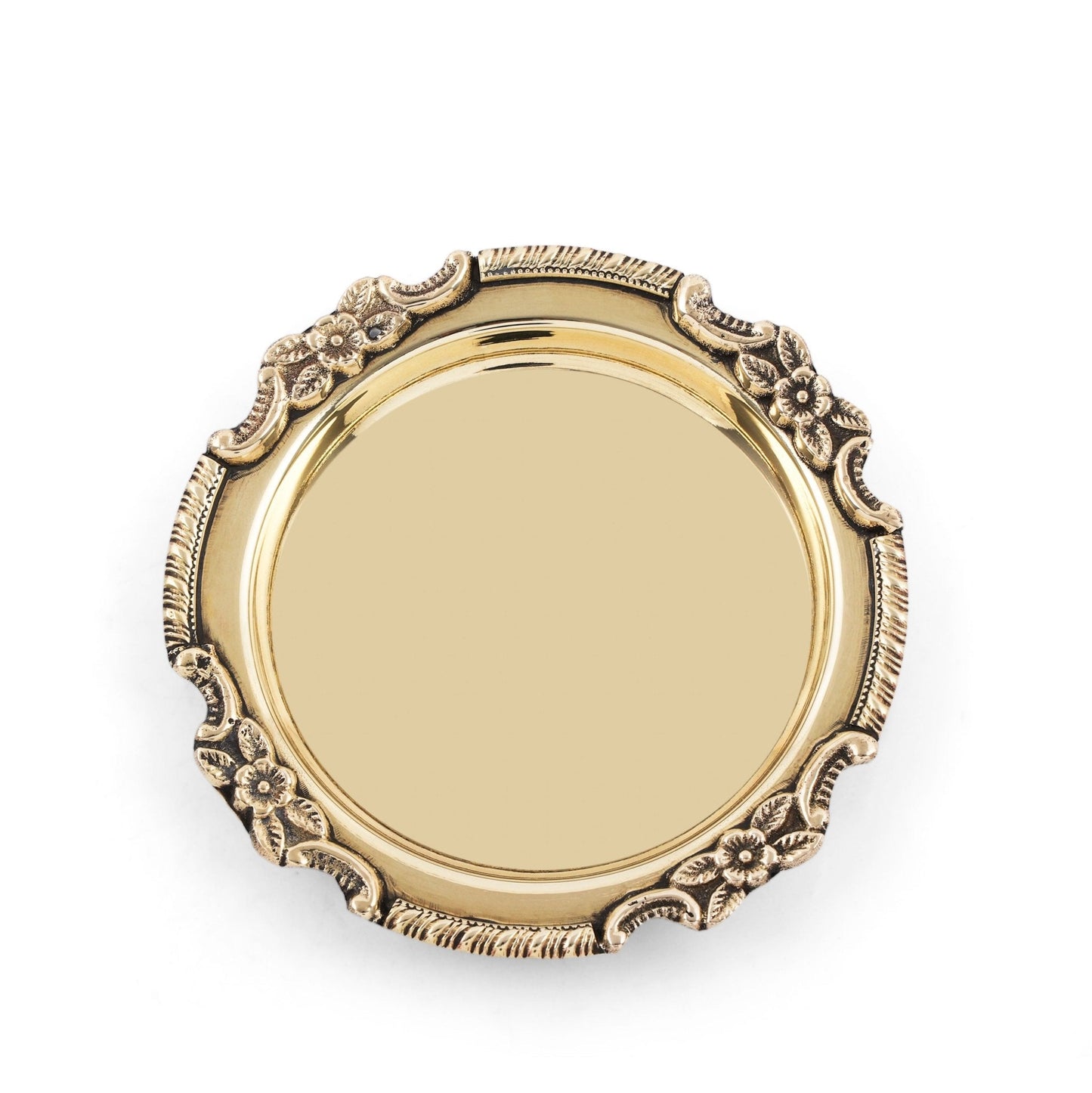 Brass Bhog 4" Plate
