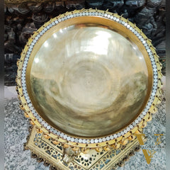 Brass Big urli With stand 25"