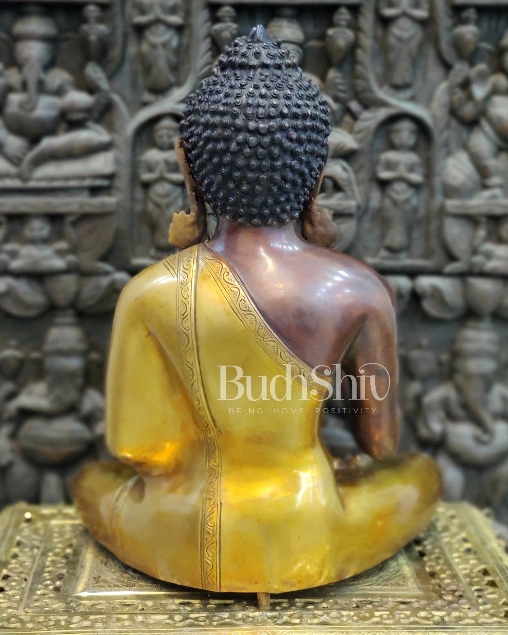 Brass Blessing Buddha Duel tone 20"