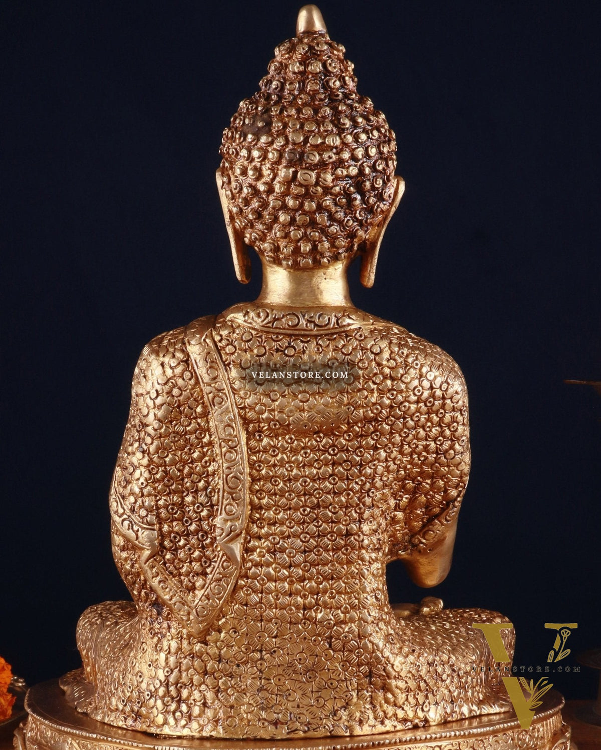 Brass Buddha aashirwad Statue 16 inch