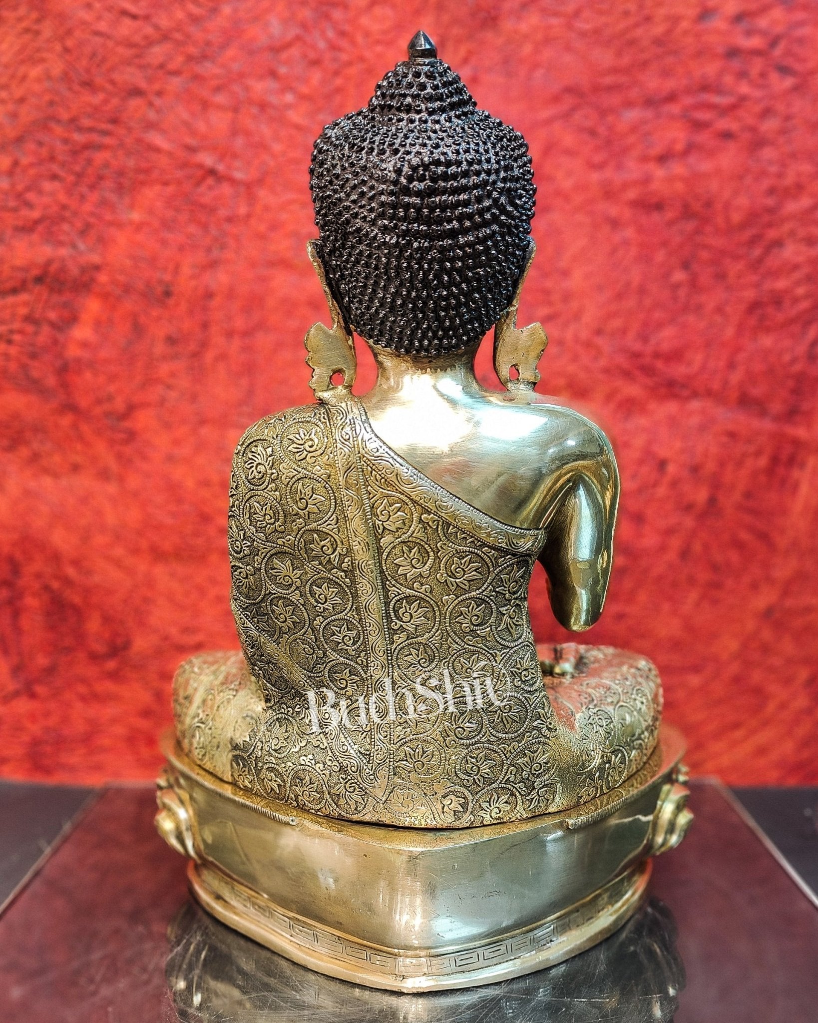 Brass Buddha Idol | Abhaya Mudra | 22 inch