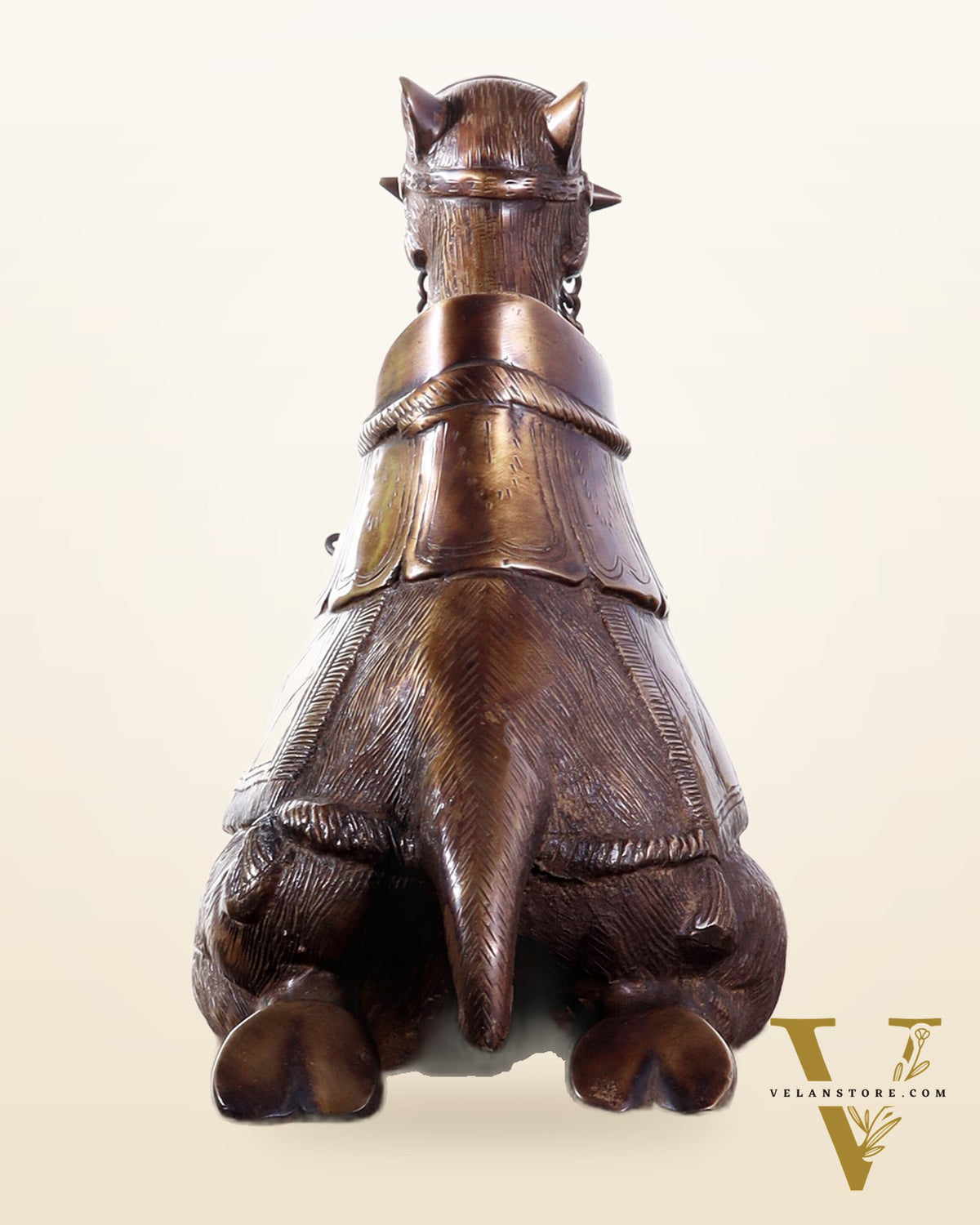Brass Camel Statue Pair – Standing and Seated (Vastu Approved) 17"