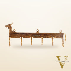 Brass Cow Dokra Key hanger