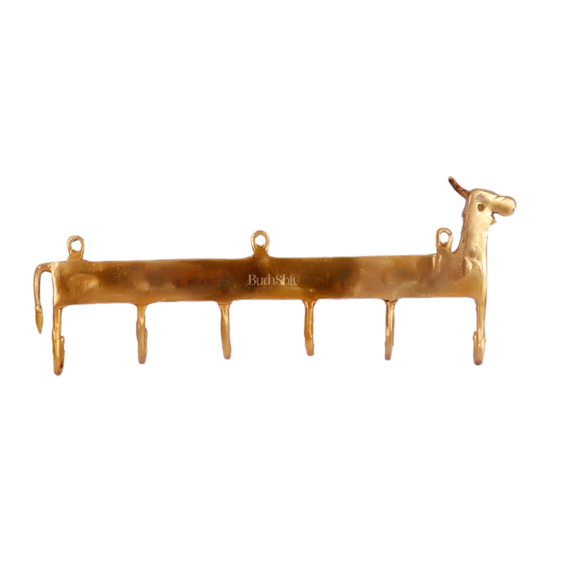 Brass Cow Dokra Key hanger