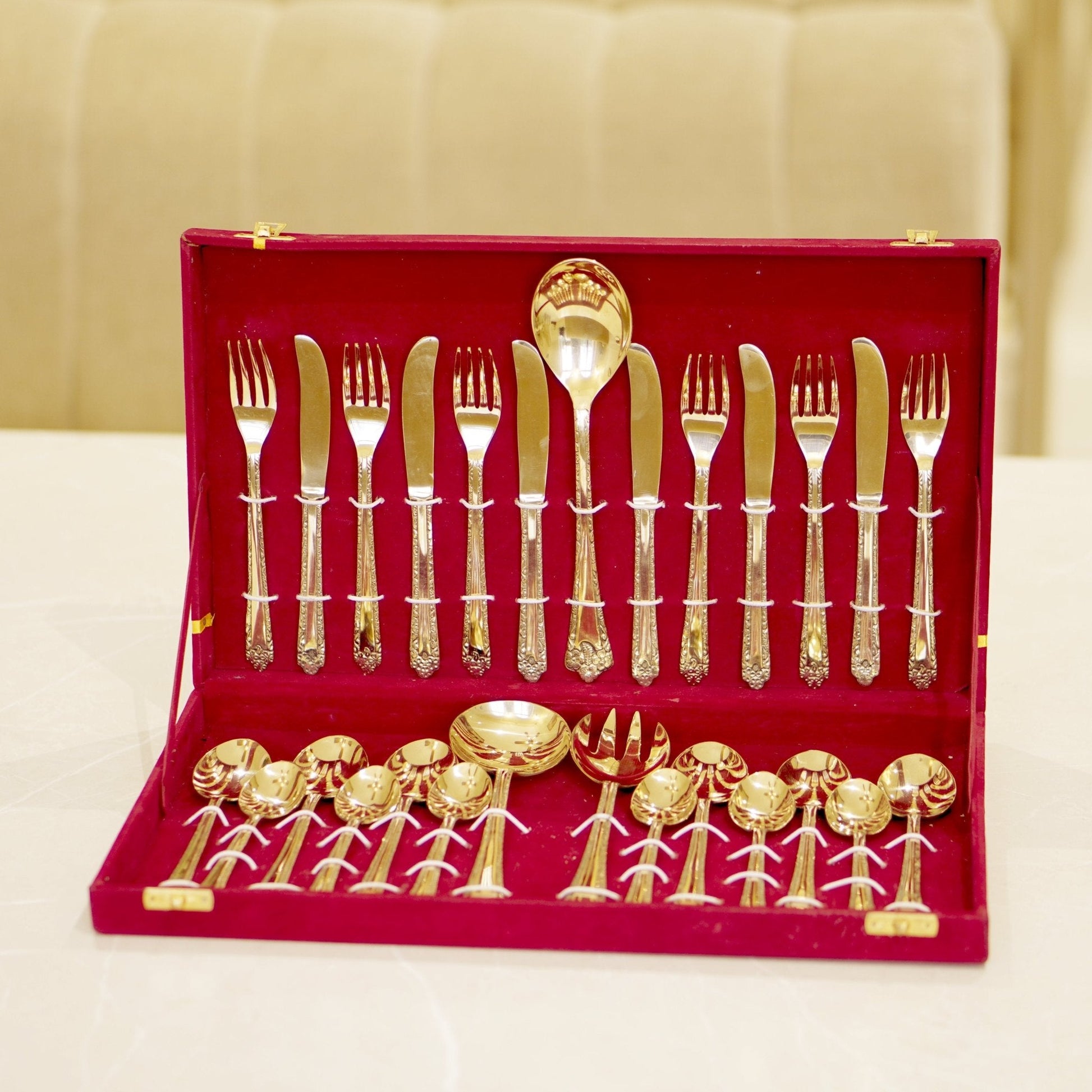 Brass Cutlery Set