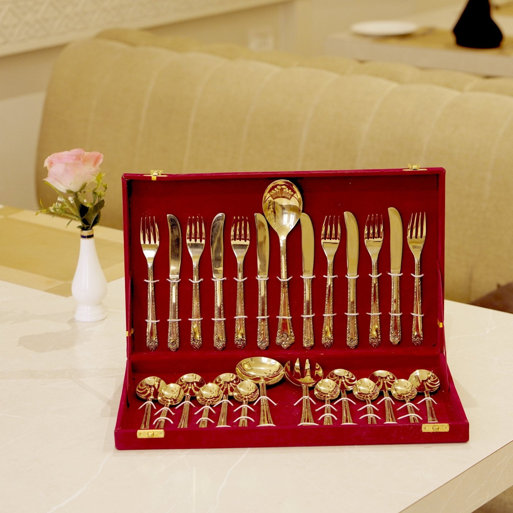 Brass Cutlery Set