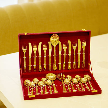 Brass Cutlery Set