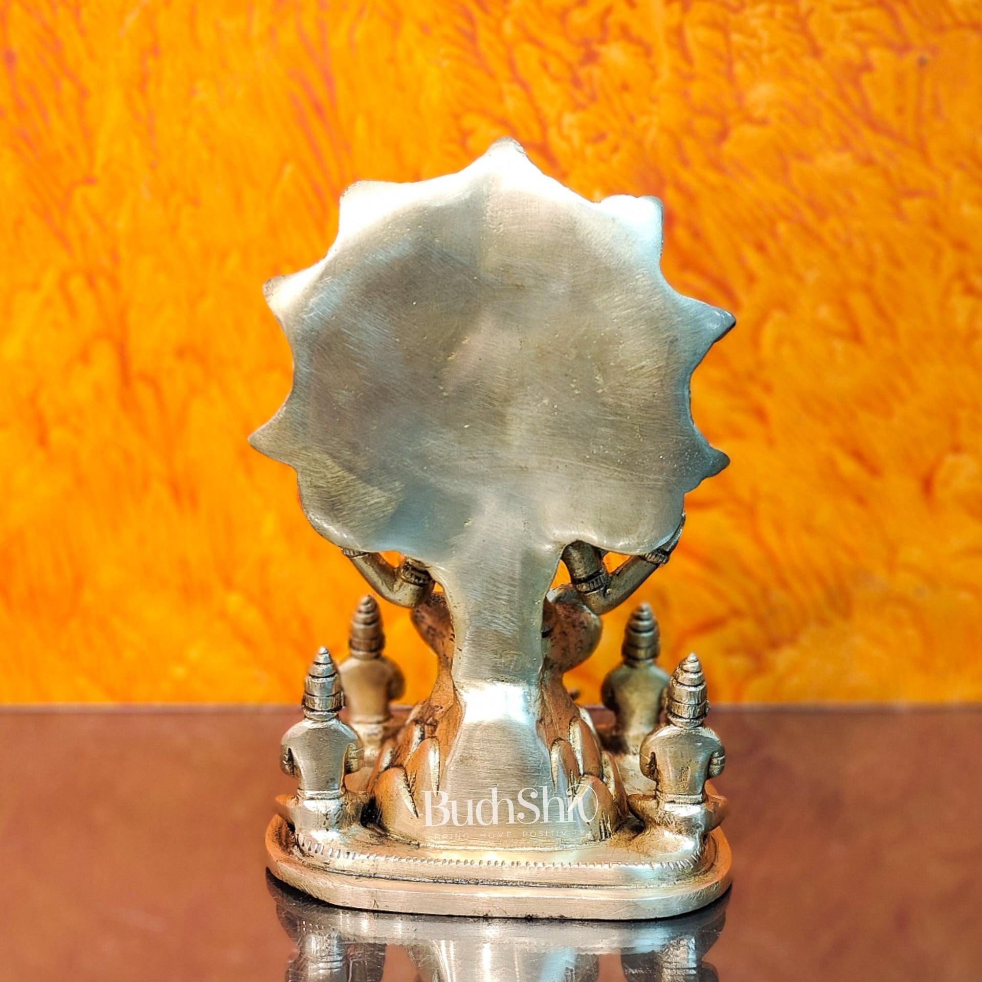 Brass Dakshinamurthy Statue 9"