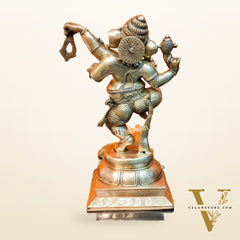 Brass Dancing Ganesha Statue ( 17" )