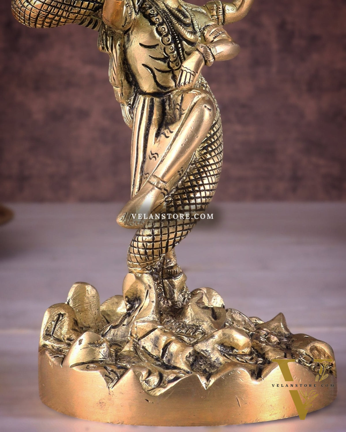 Brass Dancing Shiva idol - Excellent Statue 6"