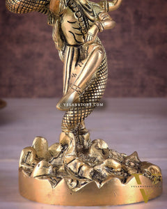 Brass Dancing Shiva idol - Excellent Statue 6"