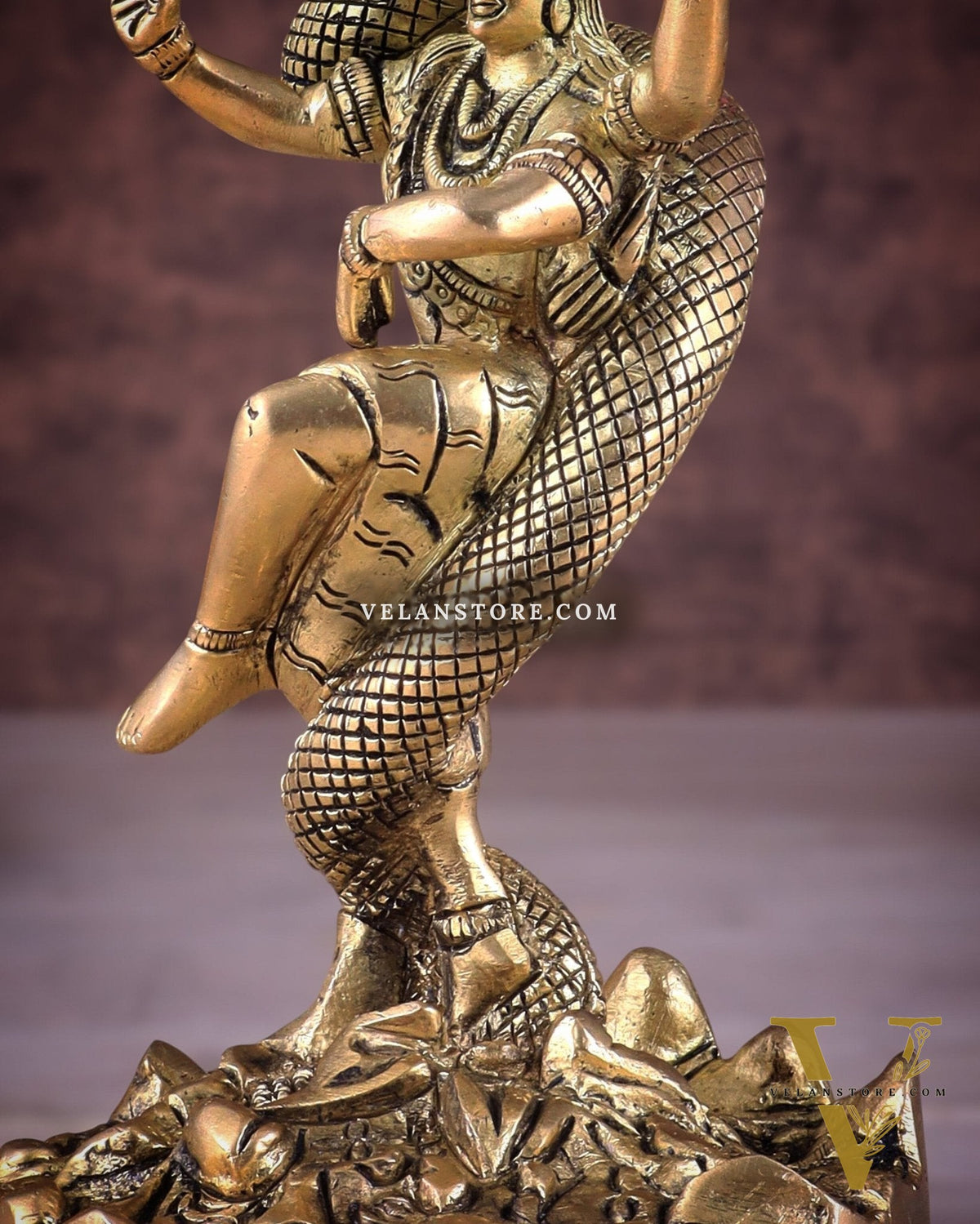 Brass Dancing Shiva idol - Excellent Statue 6"
