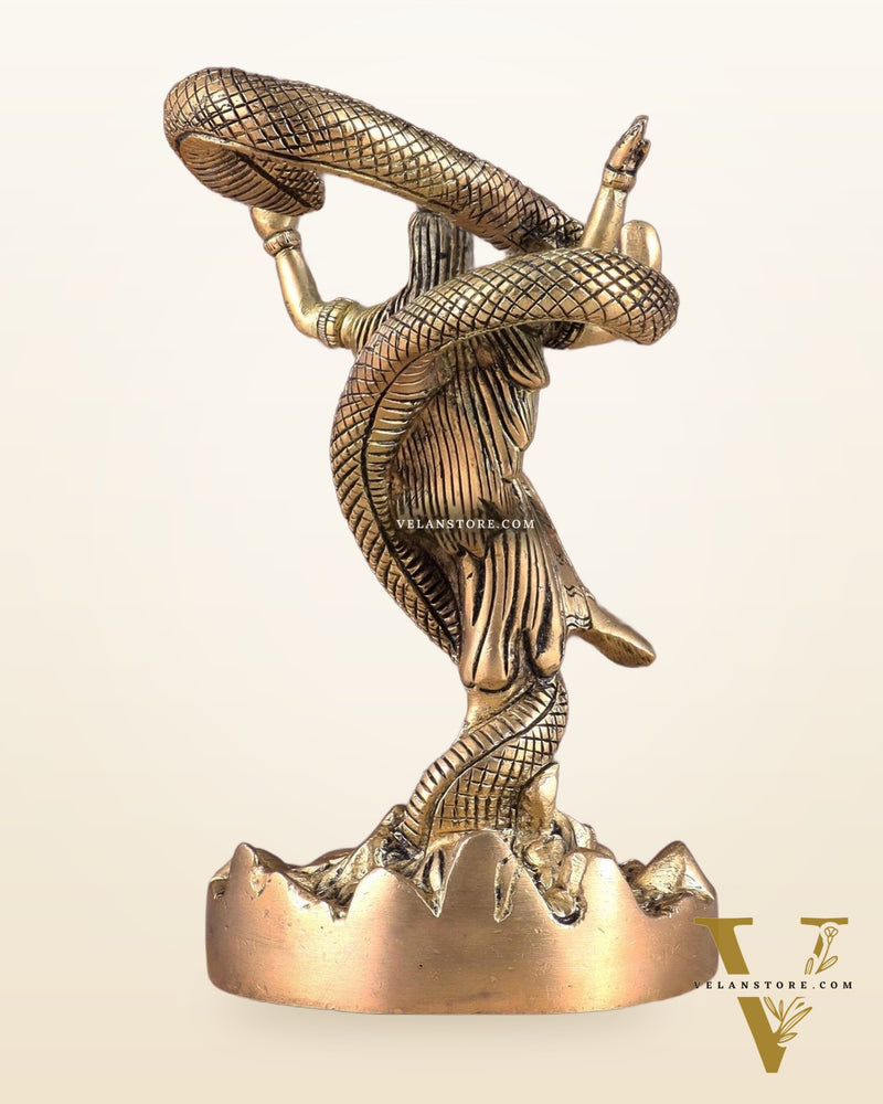 Brass Dancing Shiva idol - Excellent Statue 6"