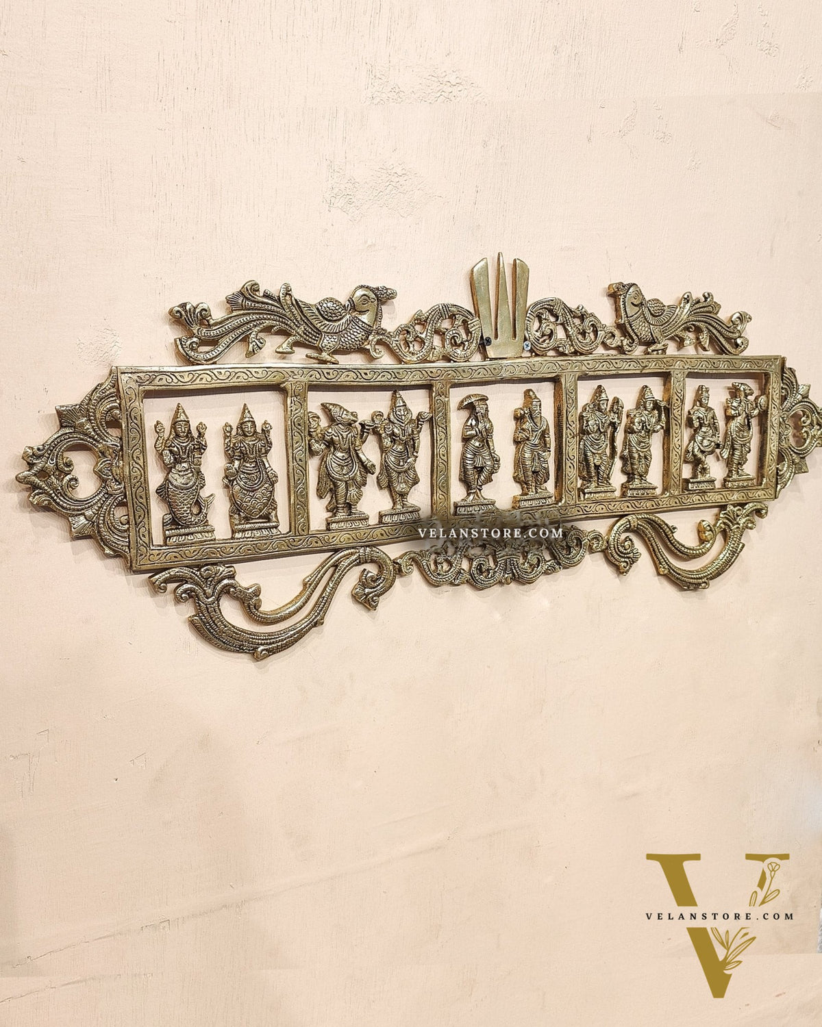 Brass Dashavatar Wall hanging