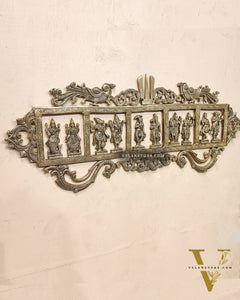 Brass Dashavatar Wall hanging