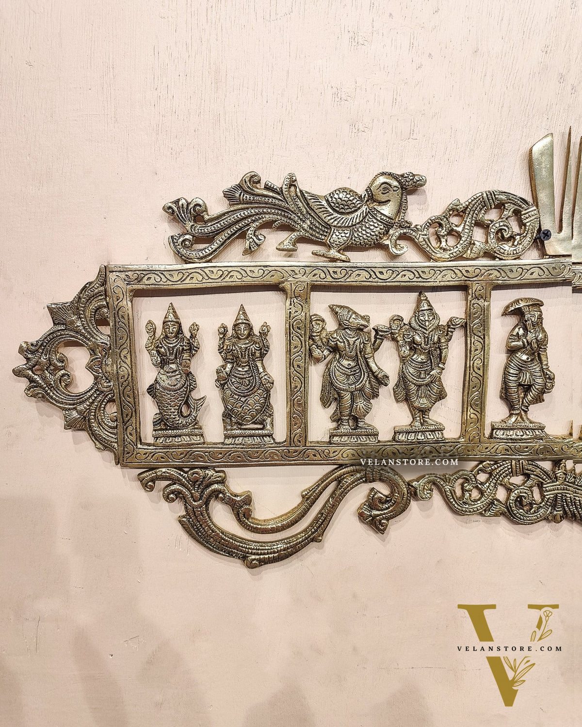 Brass Dashavatar Wall hanging