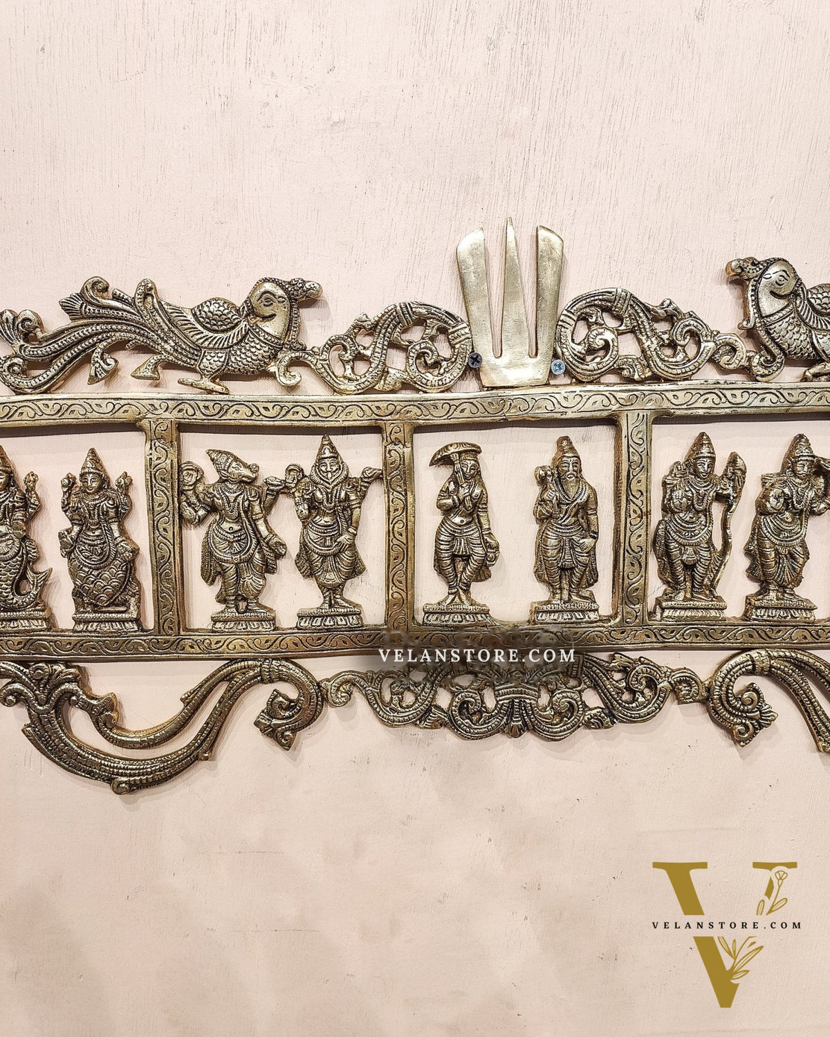 Brass Dashavatar Wall hanging