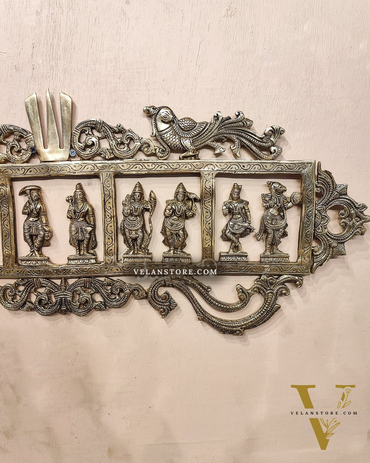 Brass Dashavatar Wall hanging