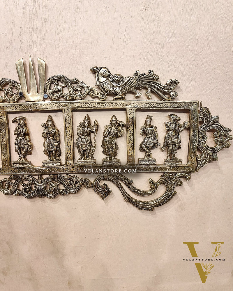 Brass Dashavatar Wall hanging