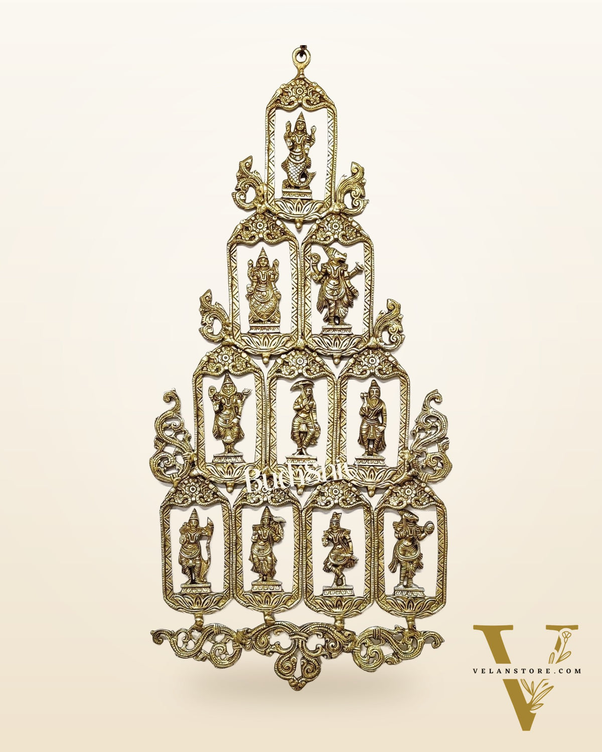 Brass Dashavatar Wall hanging