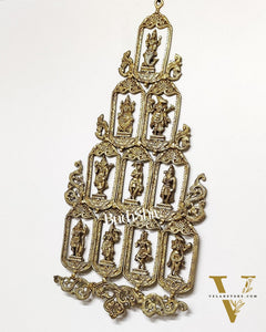 Brass Dashavatar Wall hanging