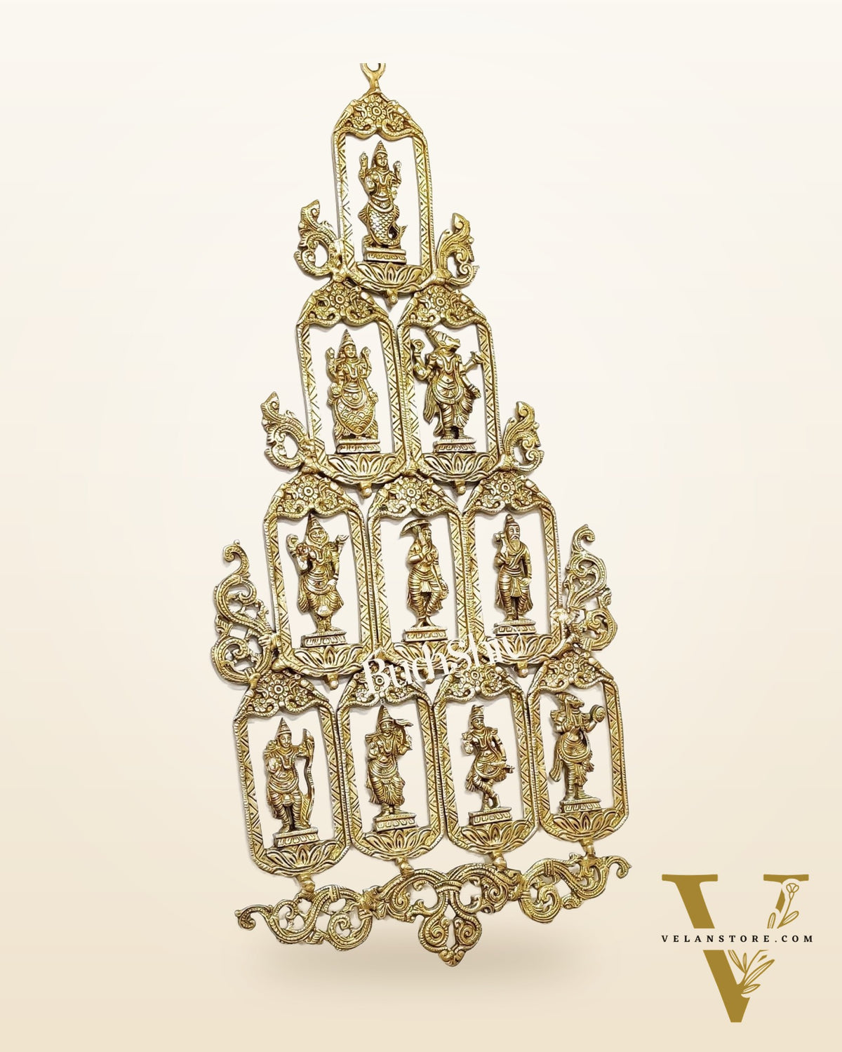 Brass Dashavatar Wall hanging