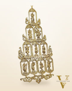 Brass Dashavatar Wall hanging