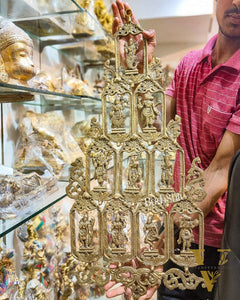 Brass Dashavatar Wall hanging
