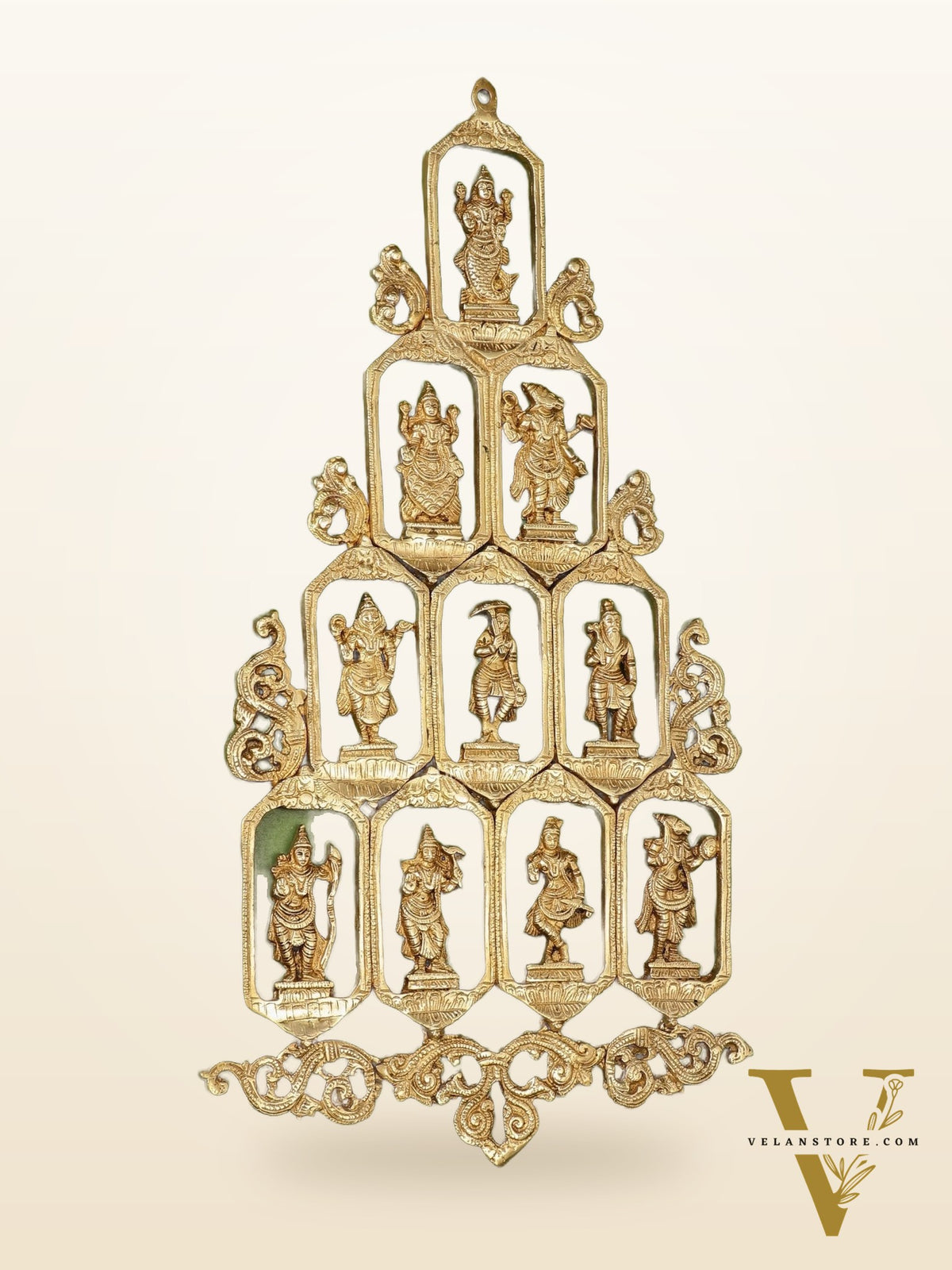 Brass Dashavatar Wall hanging