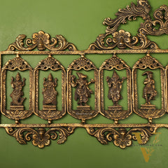 Brass Dashavatar Wall hanging