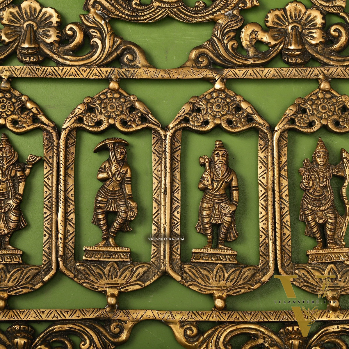 Brass Dashavatar Wall hanging