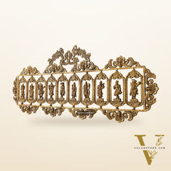 Brass Dashavatar Wall hanging