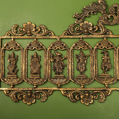 Brass Dashavatar Wall hanging