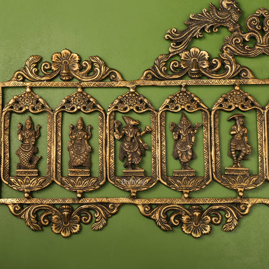 Brass Dashavatar Wall hanging