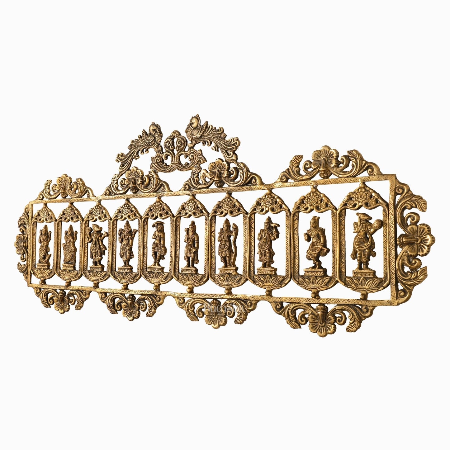 Brass Dashavatar Wall hanging
