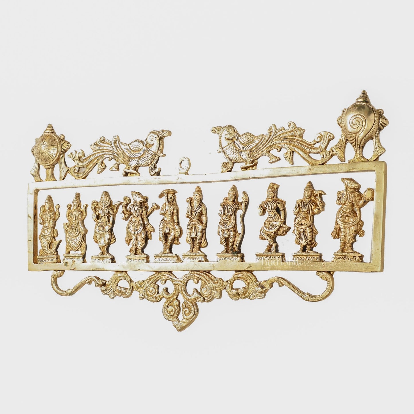 Brass Dashavatar Wall hanging