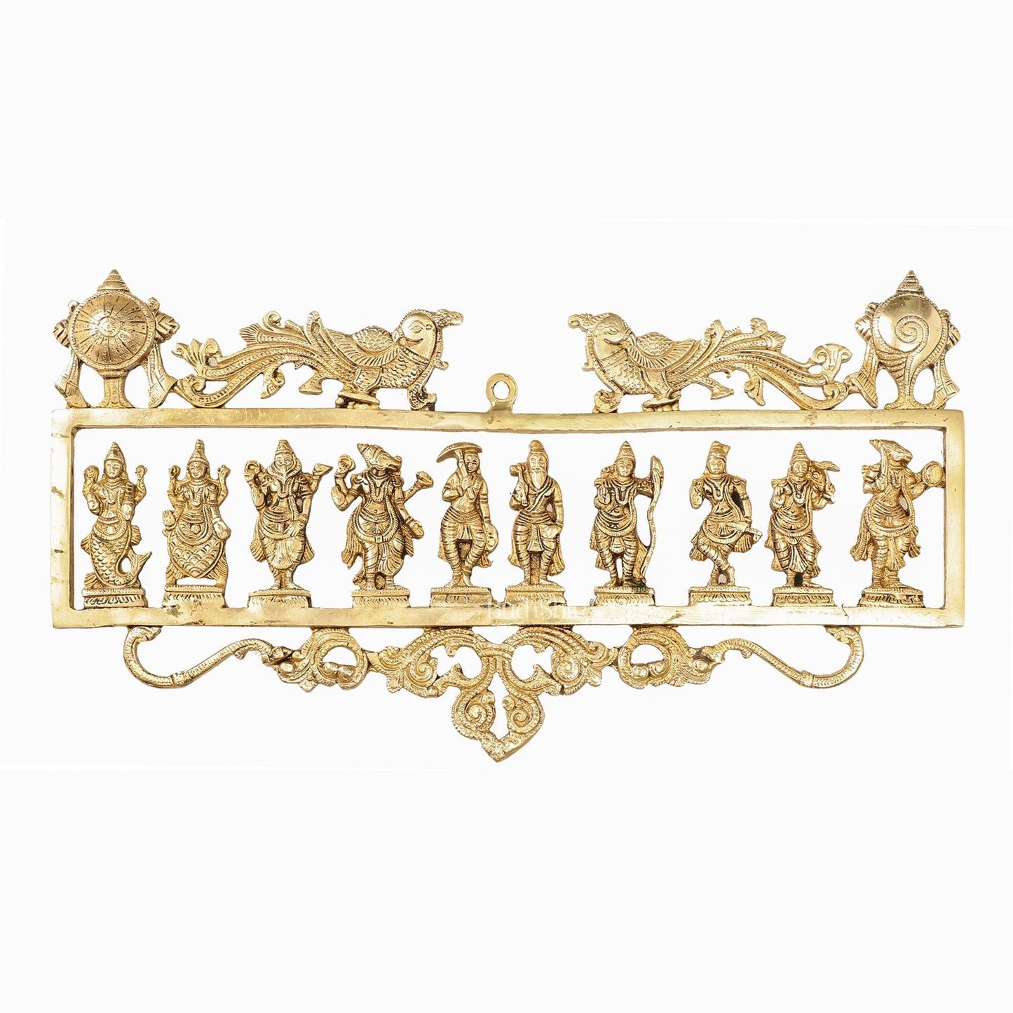 Brass Dashavatar Wall hanging