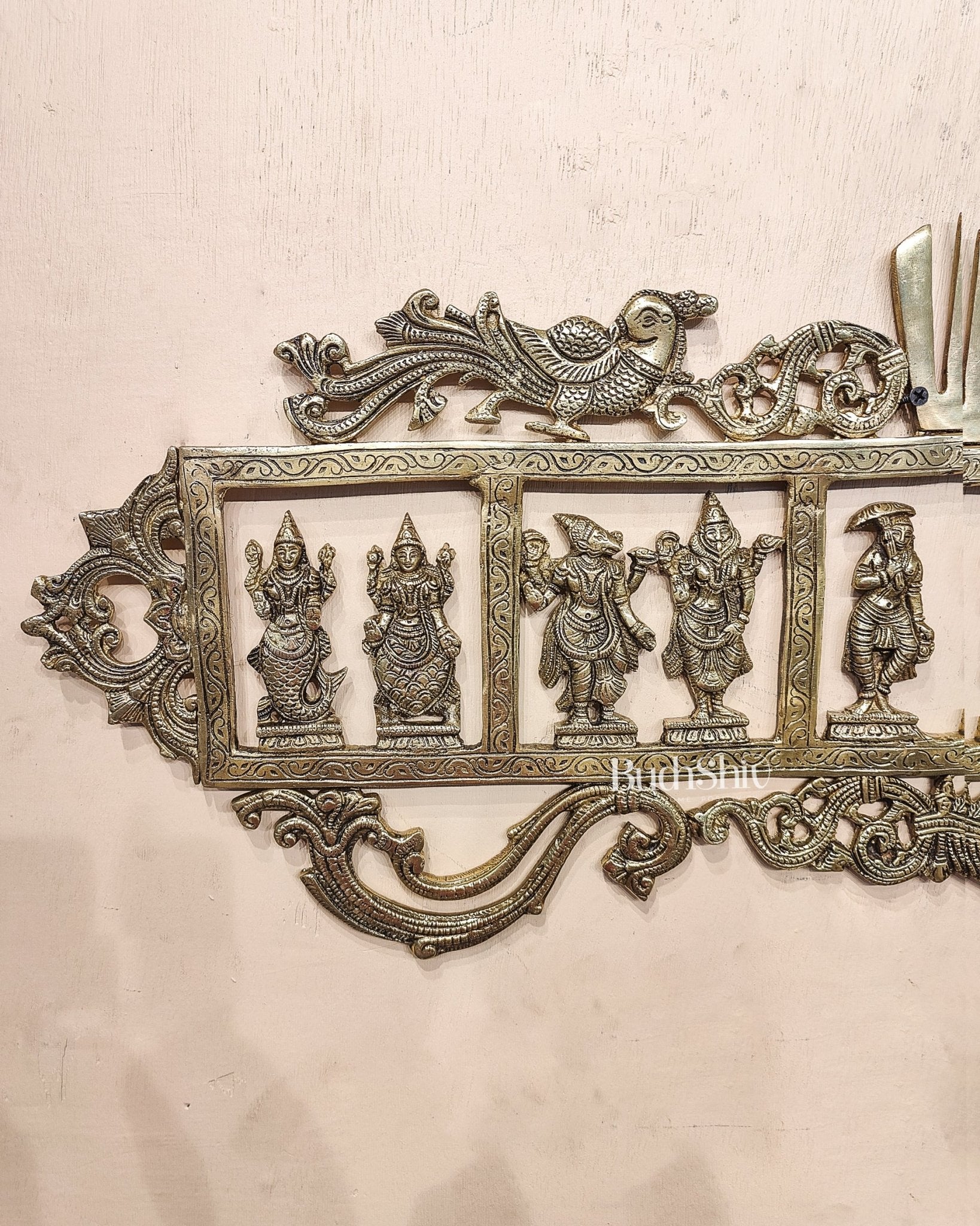 Brass Dashavatar Wall hanging