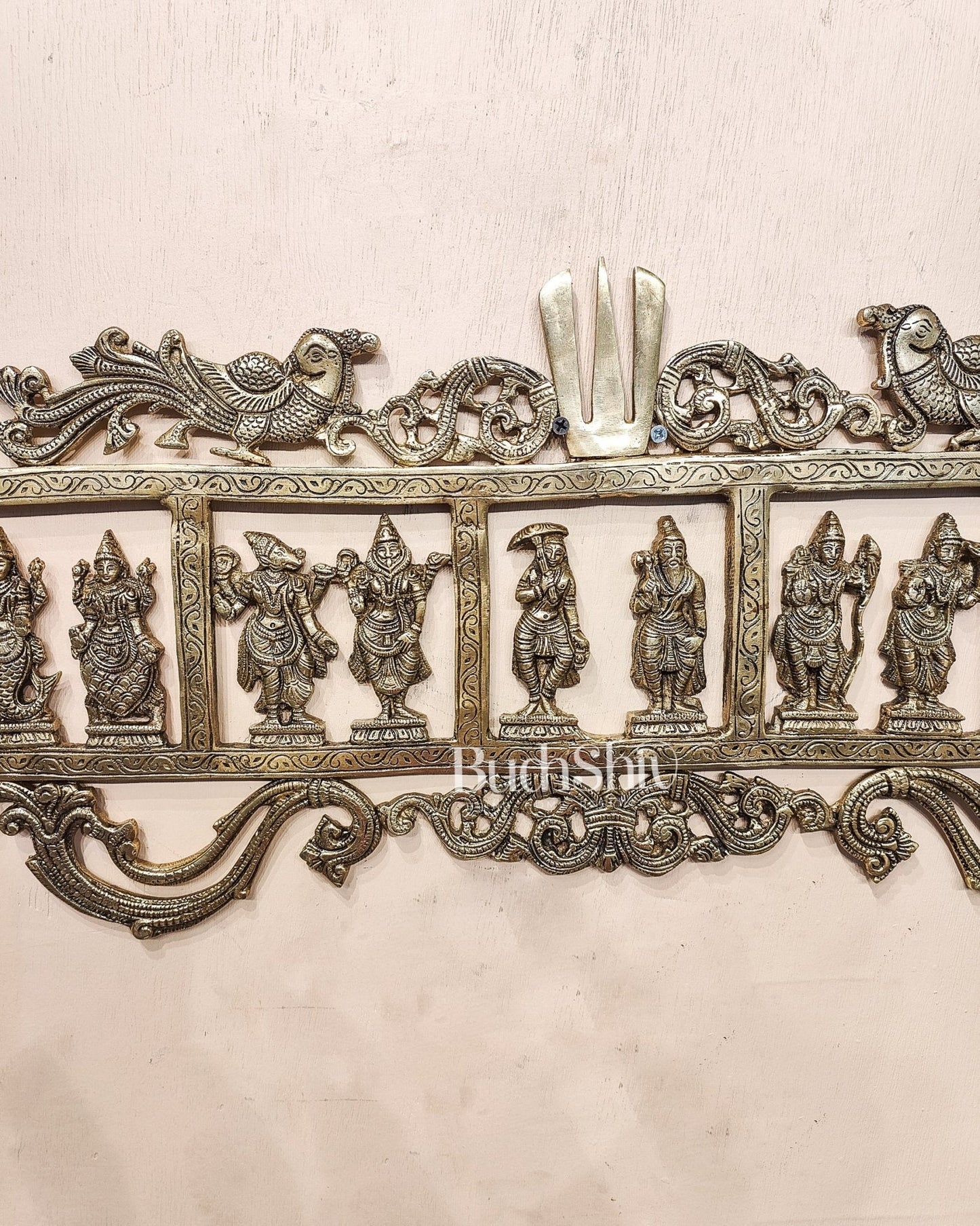 Brass Dashavatar Wall hanging