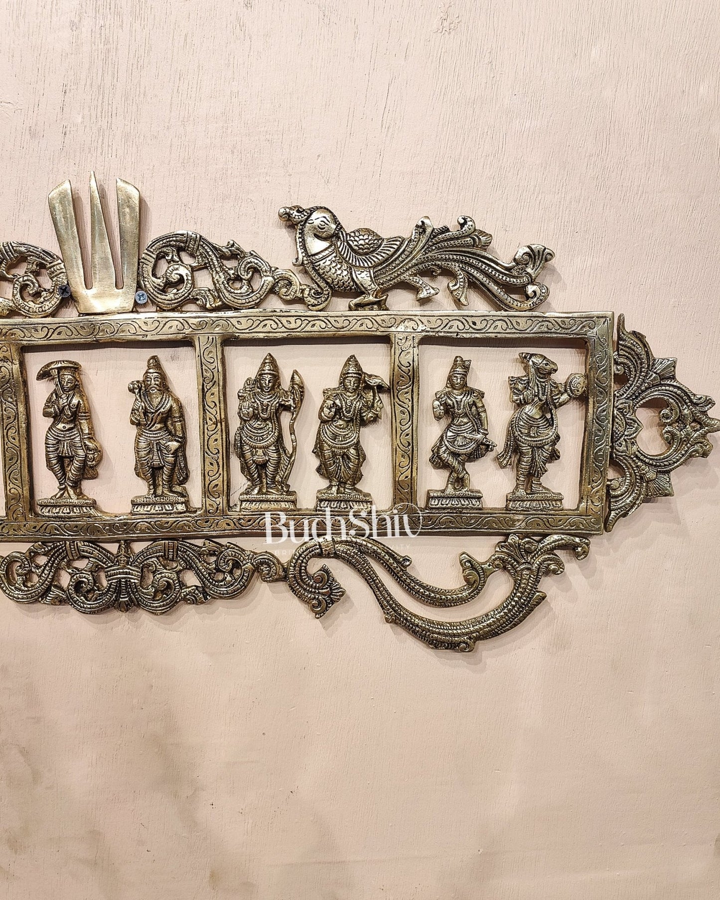 Brass Dashavatar Wall hanging