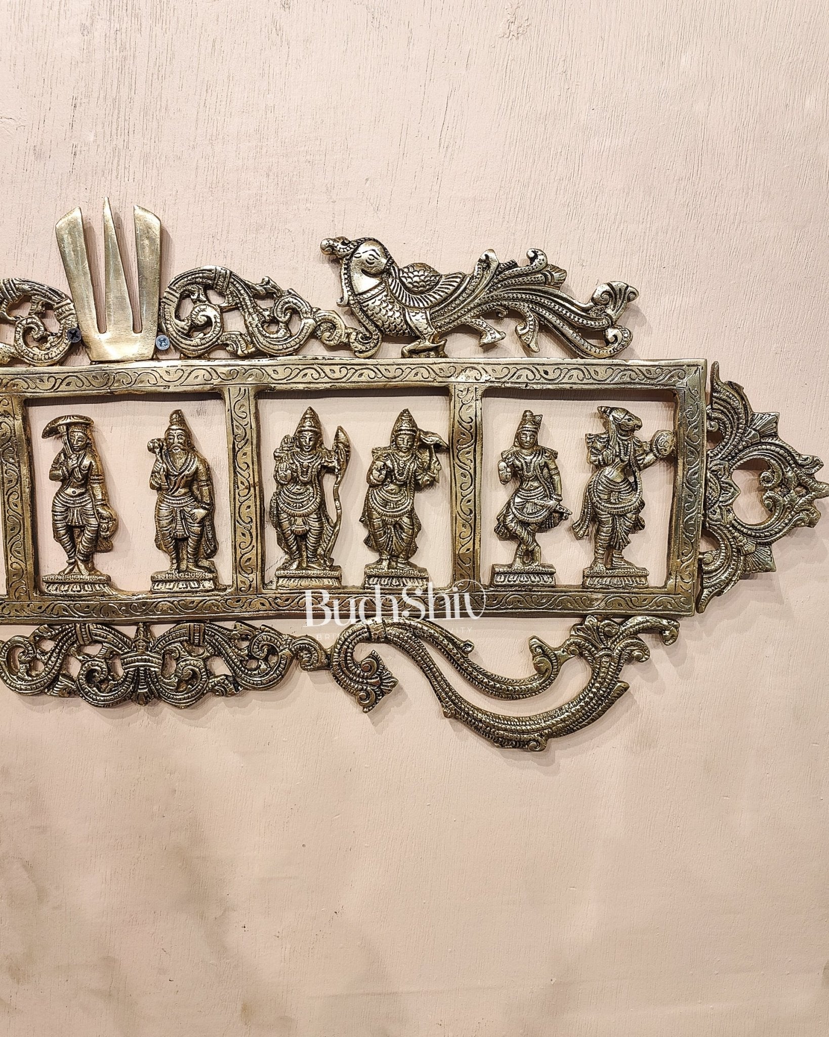 Brass Dashavatar Wall hanging