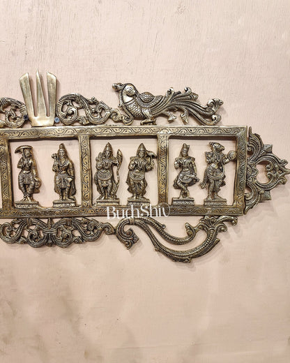 Brass Dashavatar Wall hanging