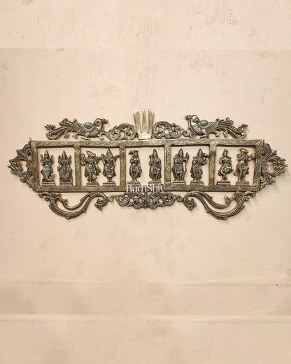 Brass Dashavatar Wall hanging