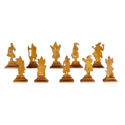Brass Dashavatara idols 4.5 inches