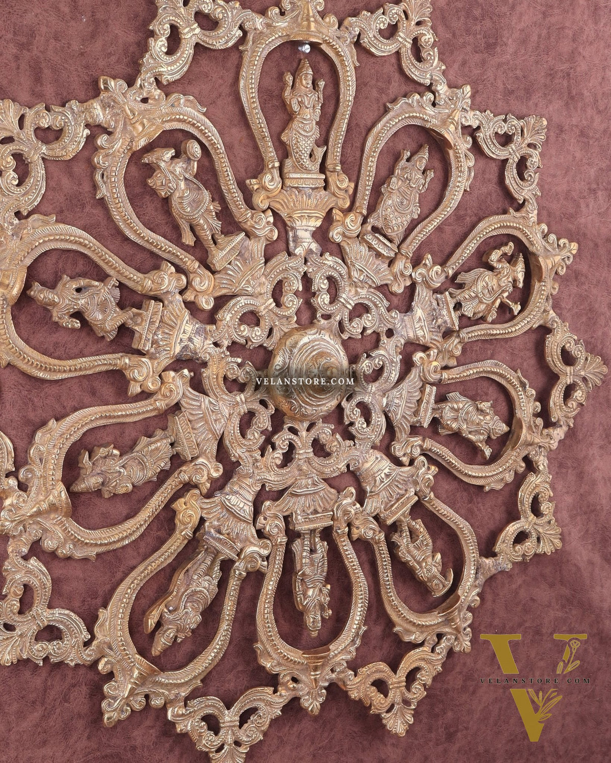 Brass dashavataram Wall hanging 25"