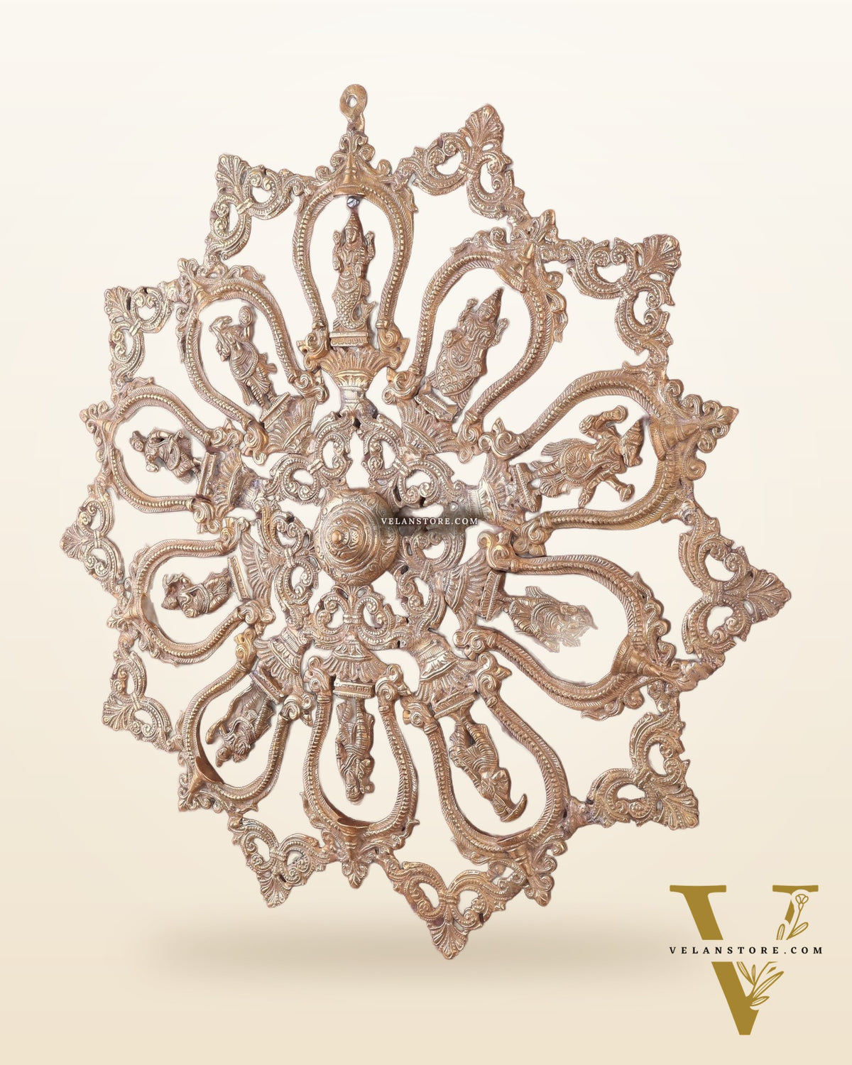 Brass dashavataram Wall hanging 25"