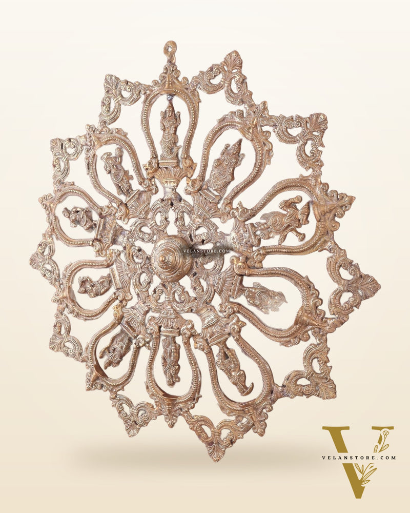Brass dashavataram Wall hanging 25"